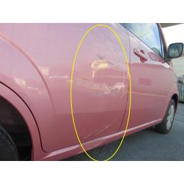 車　板金塗装　日産　モコ（スズキＭＲワゴン）　右側面修理